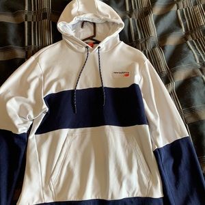 New Balance Medium white/blue